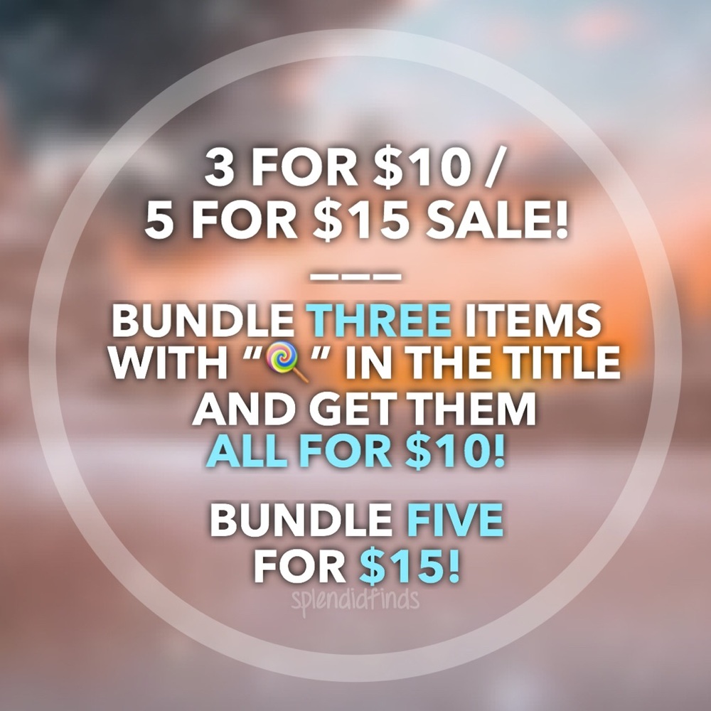 ❗️3 FOR $10 / 5 FOR $15 SALE ❗️